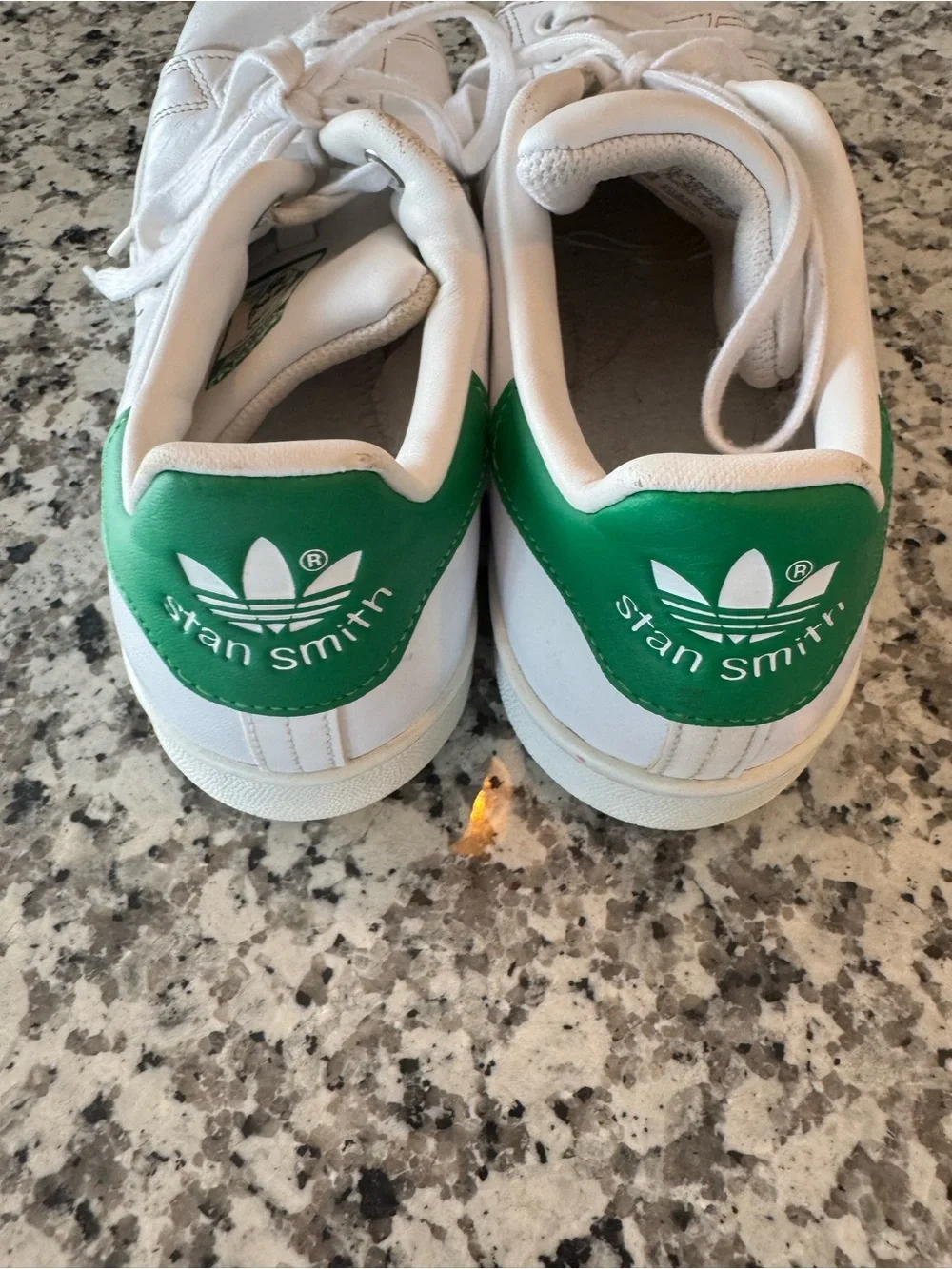 adidas Originals Stan Smith Leather Sneakers White Green Men’s 6.5 / Women’s 7.5